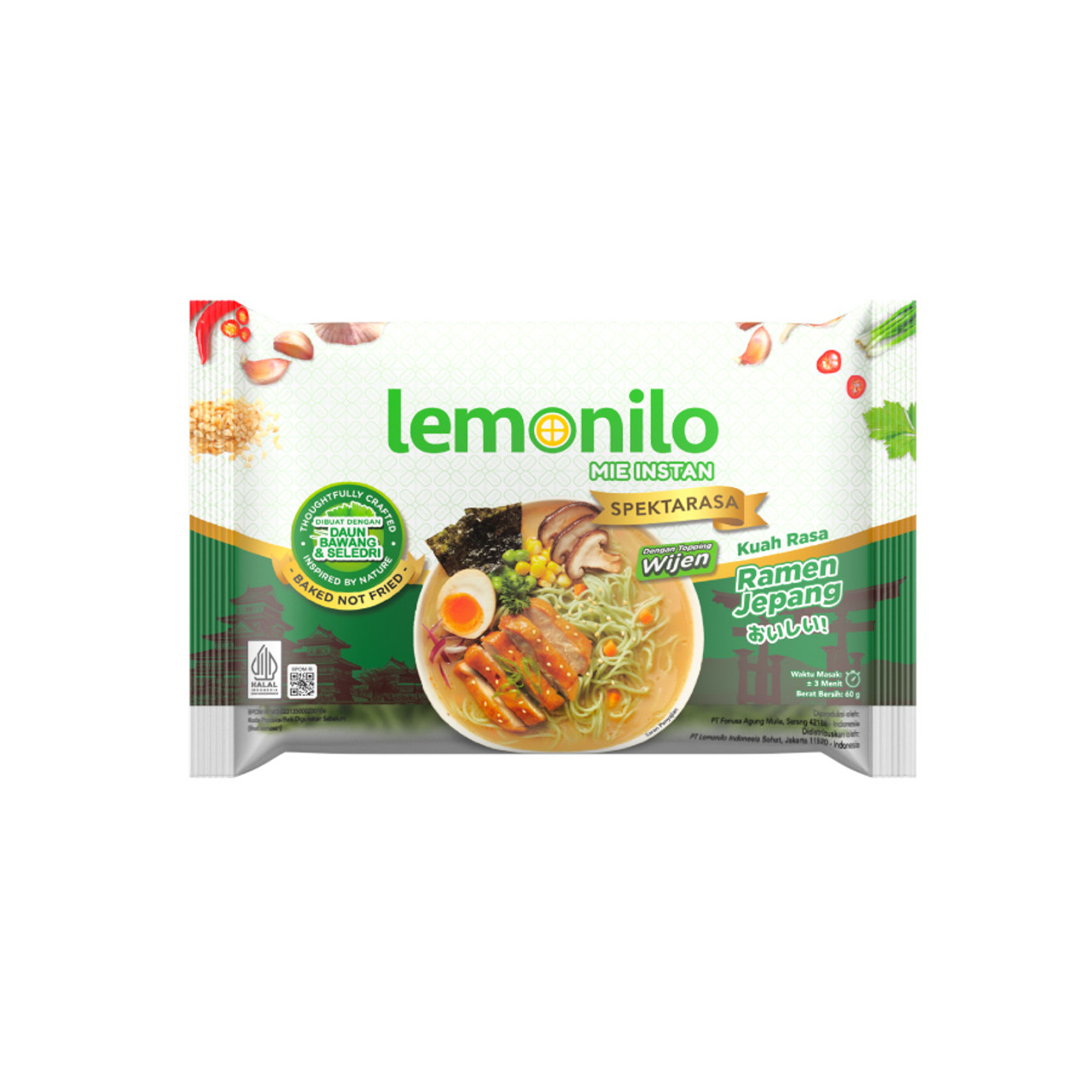 Lemonilo Mie Kuah Ramen Jepang, 60gr