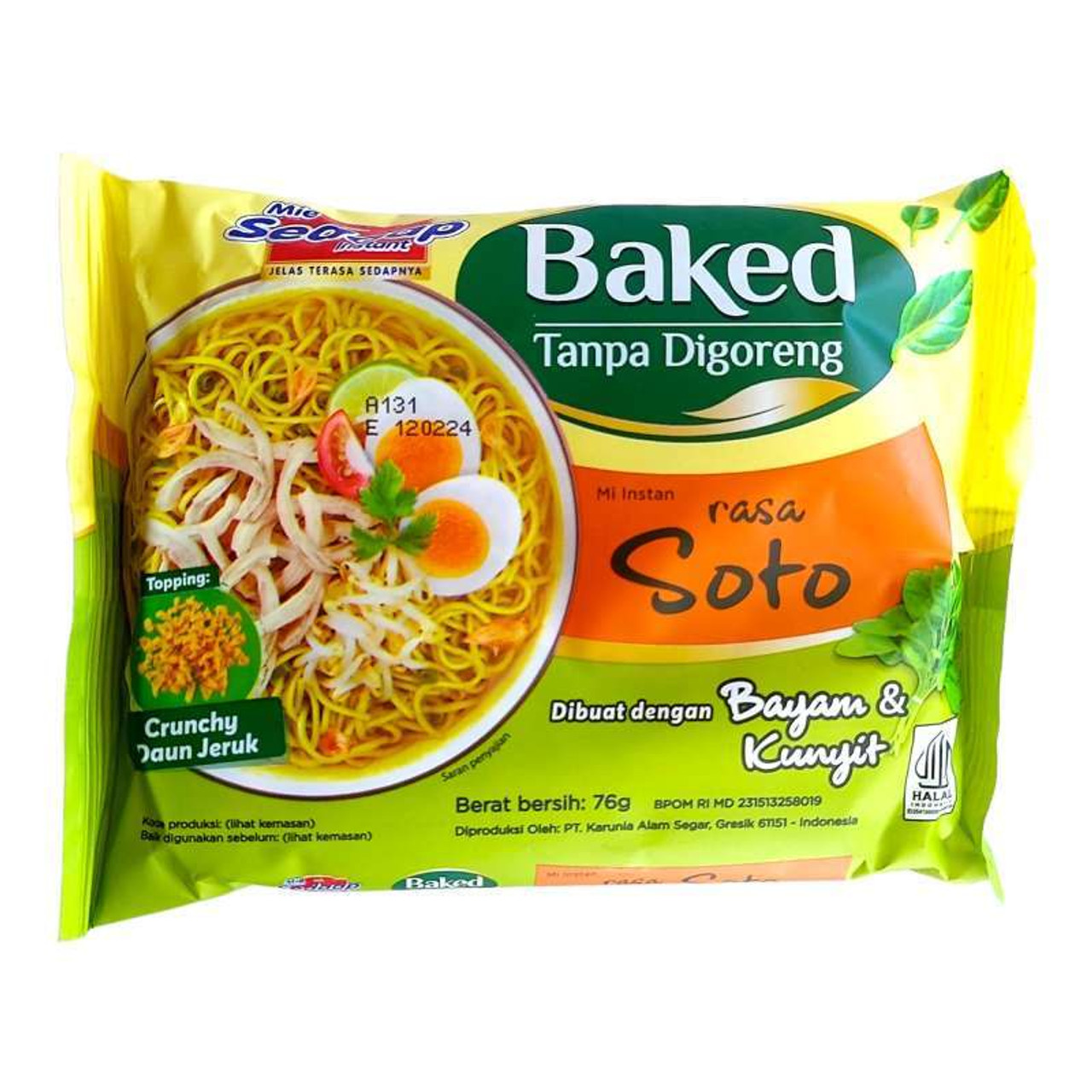 Sedaap Mie Baked Rasa Soto, 76gr