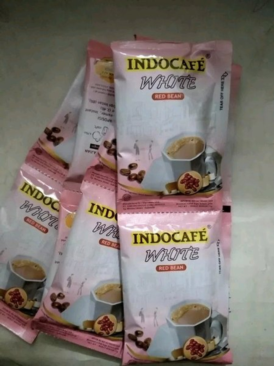 Indocafe White Red Bean Flavor 10 sachets