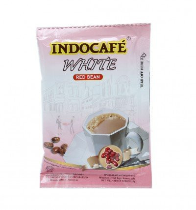 Indocafe White Red Bean Flavor, 210 gram (@21gr x 10ct)