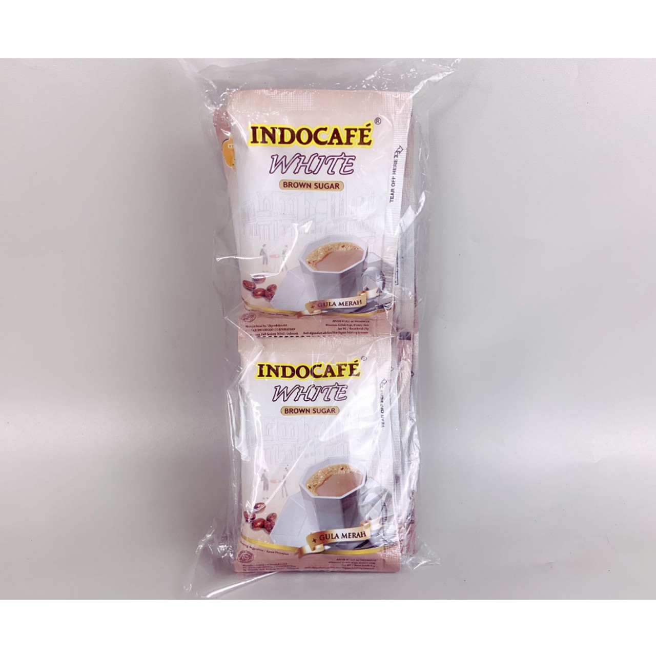 Indocafe White Brown Sugar Flavor 10 sachets