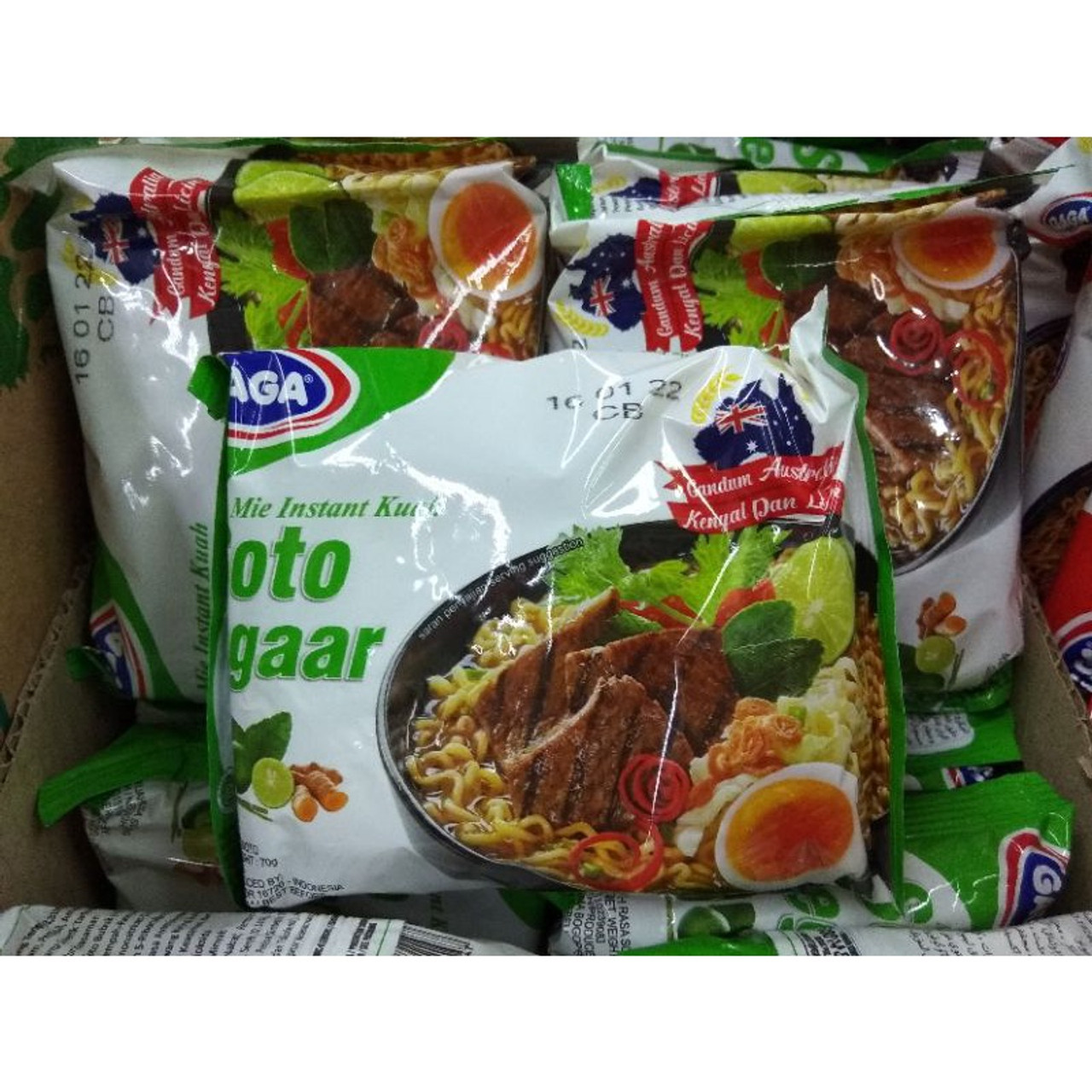 GAGA Mie Soto Segaar 70g (Pack of 5)