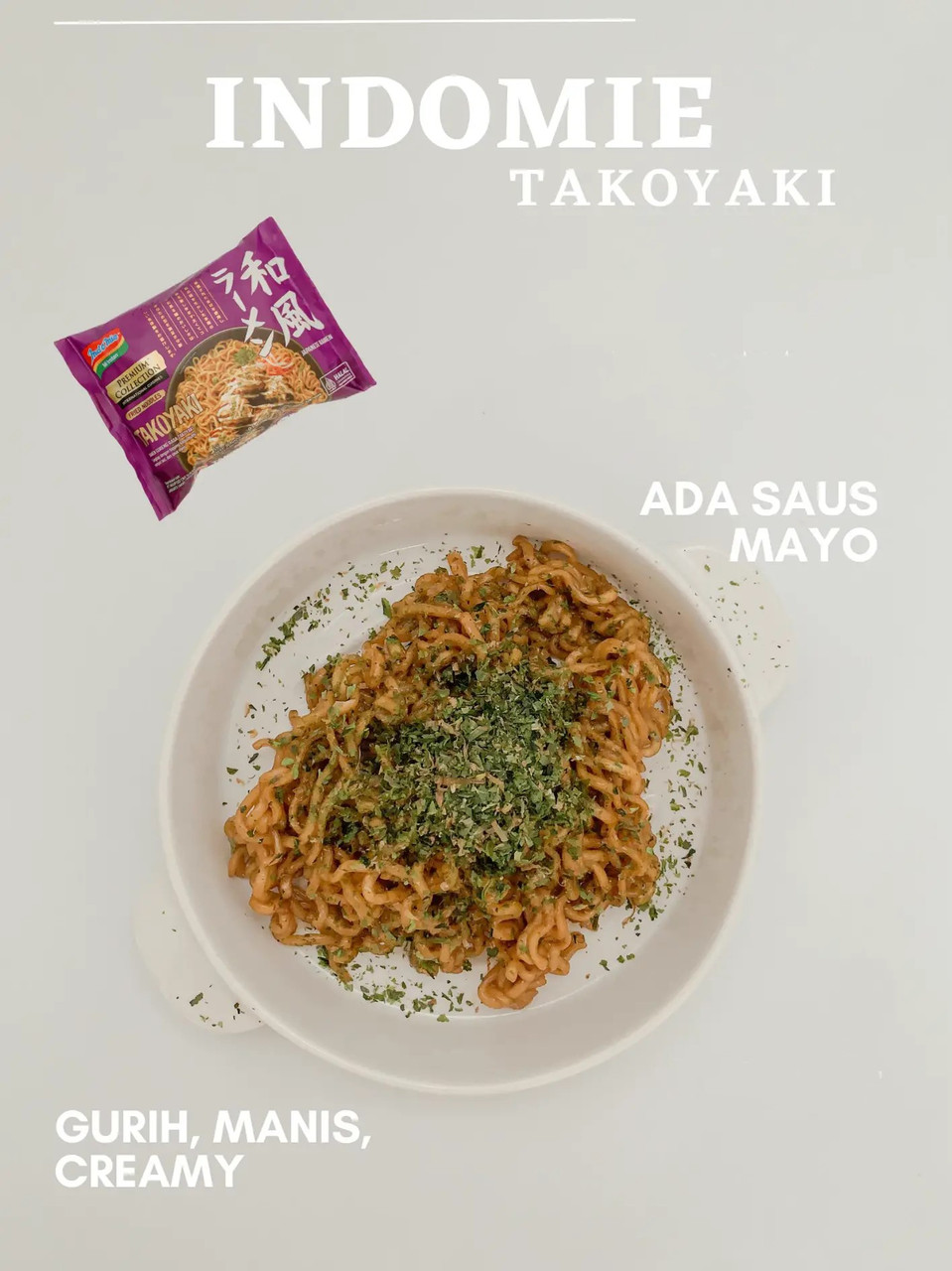 Indomie Mie Goreng Premium Japanese Takoyaki, 86 gr (2 pcs)