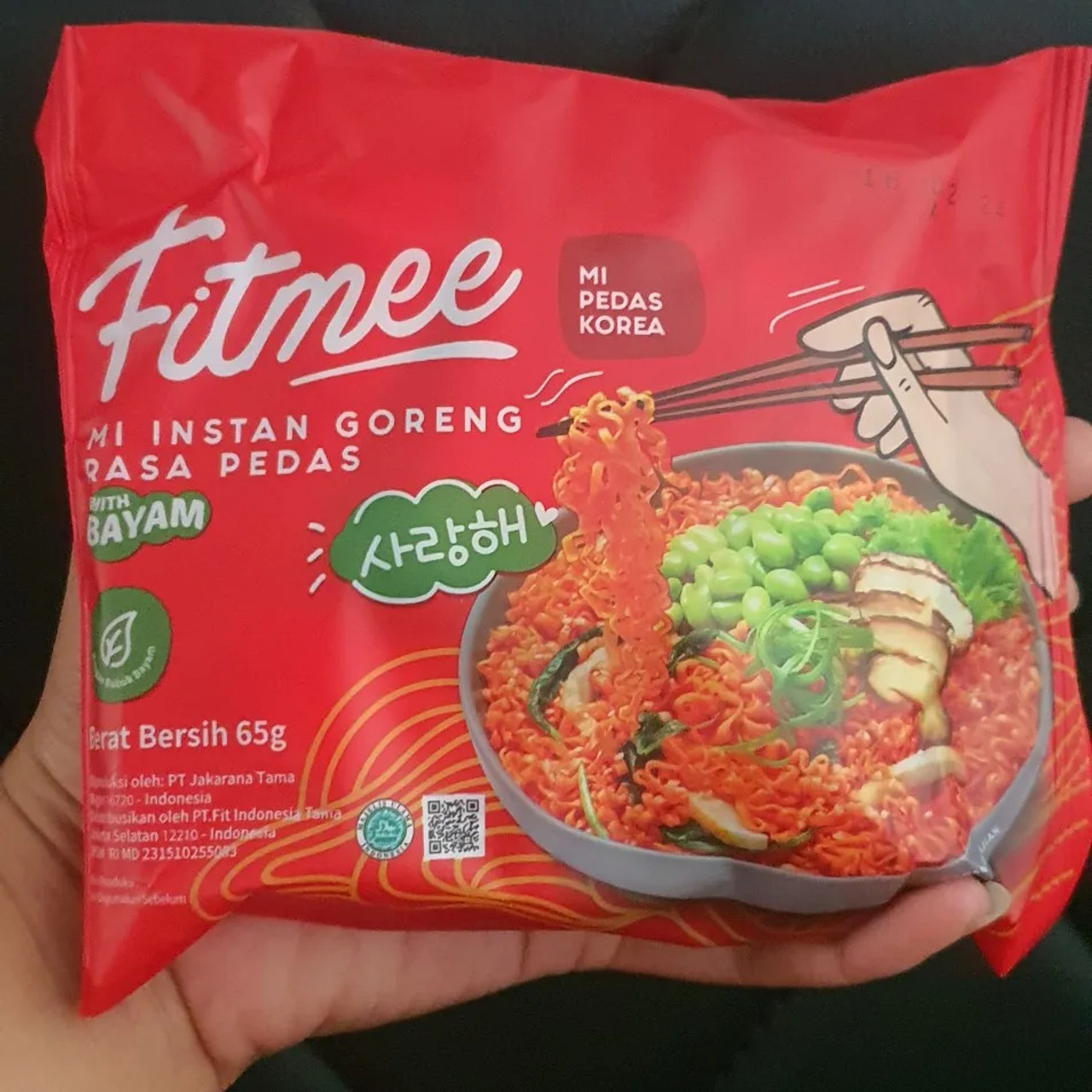 Fitmee Spicy Fried Instant Noodles 65G (2 pcs)