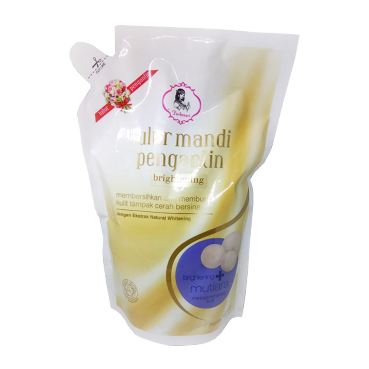 Purbasari Lulur Pengantin Mutiara - Pearl Bridal Scrub,  1kg