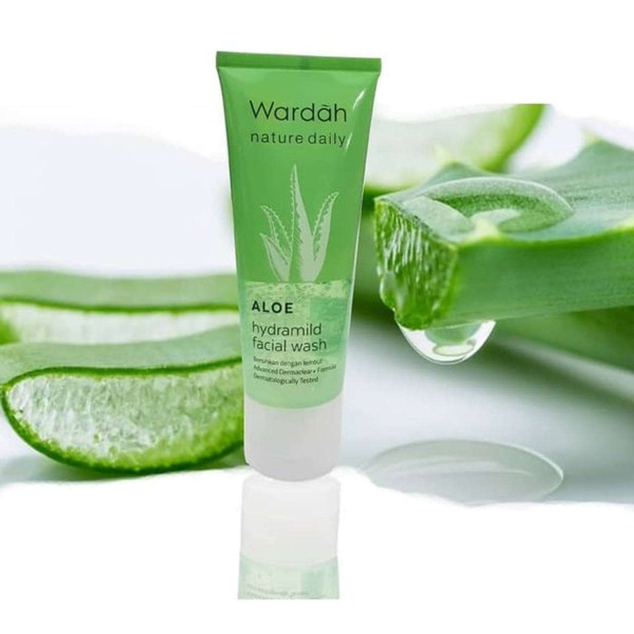 Wardah Nature Daily Aloe Hydramild Facial Wash, 60 ml