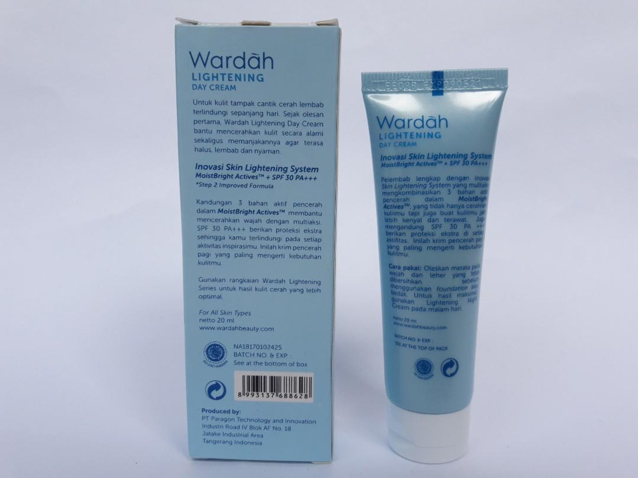 Wardah Lightening Day Cream, 20gr