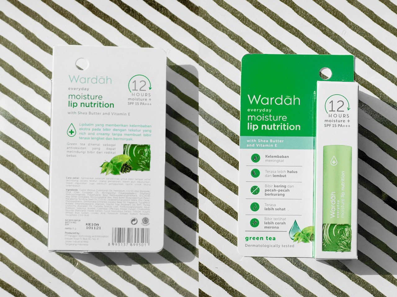 Wardah Everyday Moisture Lip Nutrition Green Tea