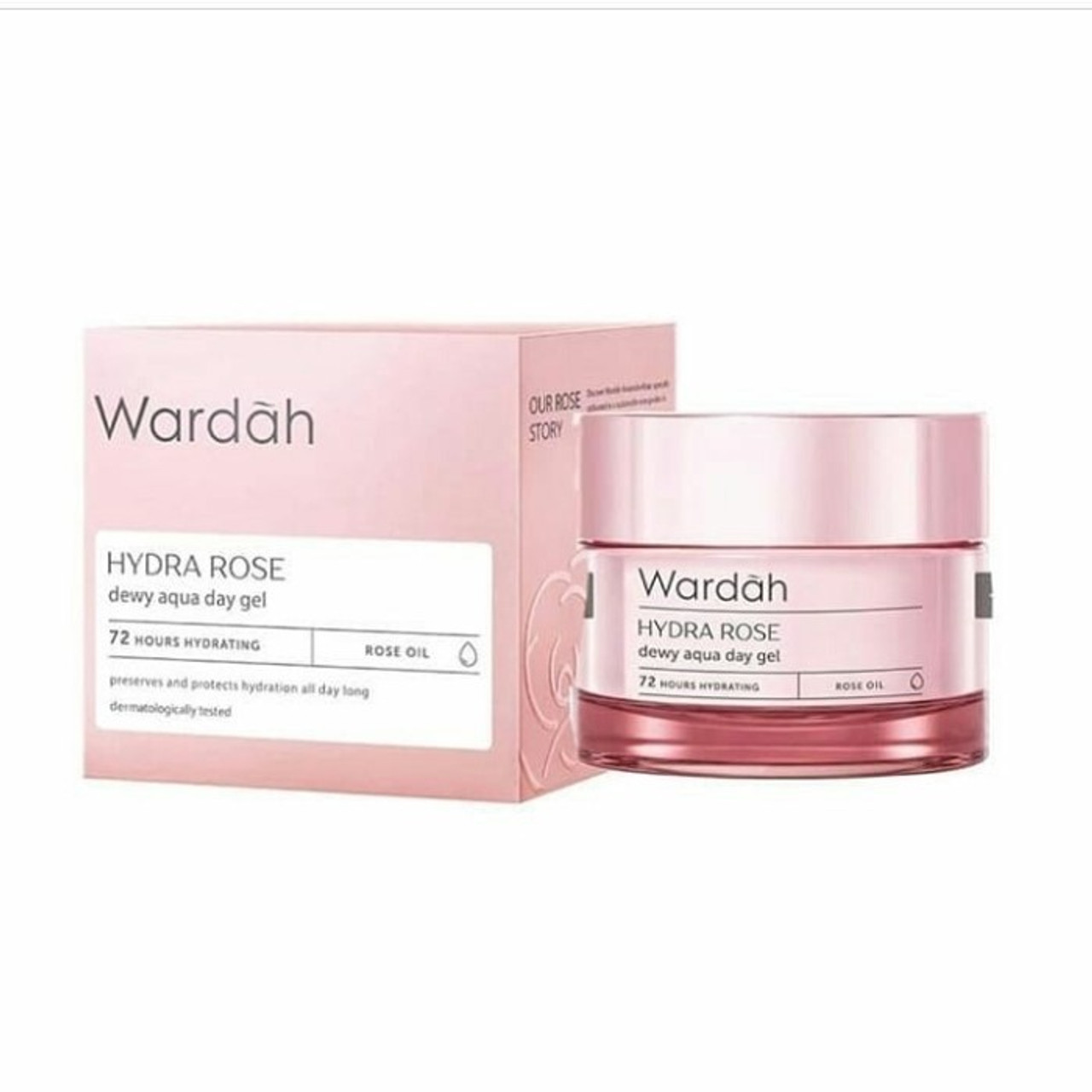 Wardah Hydra Rose Dewy Aqua Day Gel, 40gr