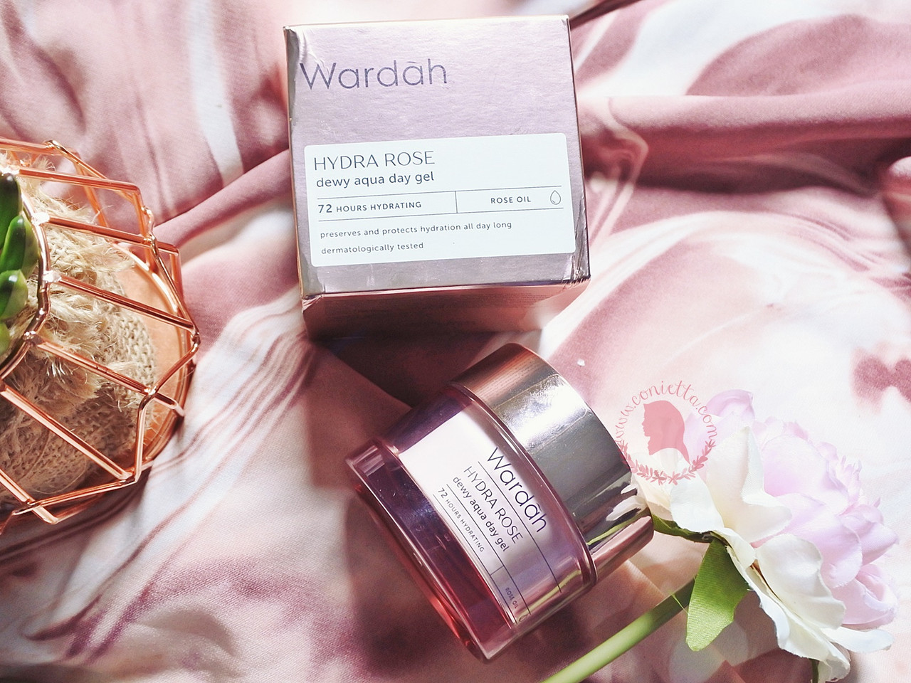 Wardah Hydra Rose Dewy Aqua Day Gel, 40gr