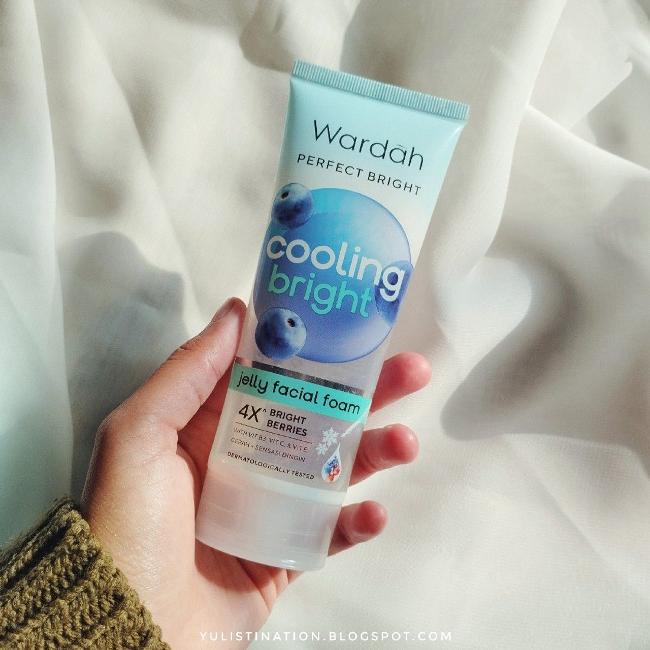 Wardah Perfect Bright Cooling Bright Jelly Facial Foam, 100 ml