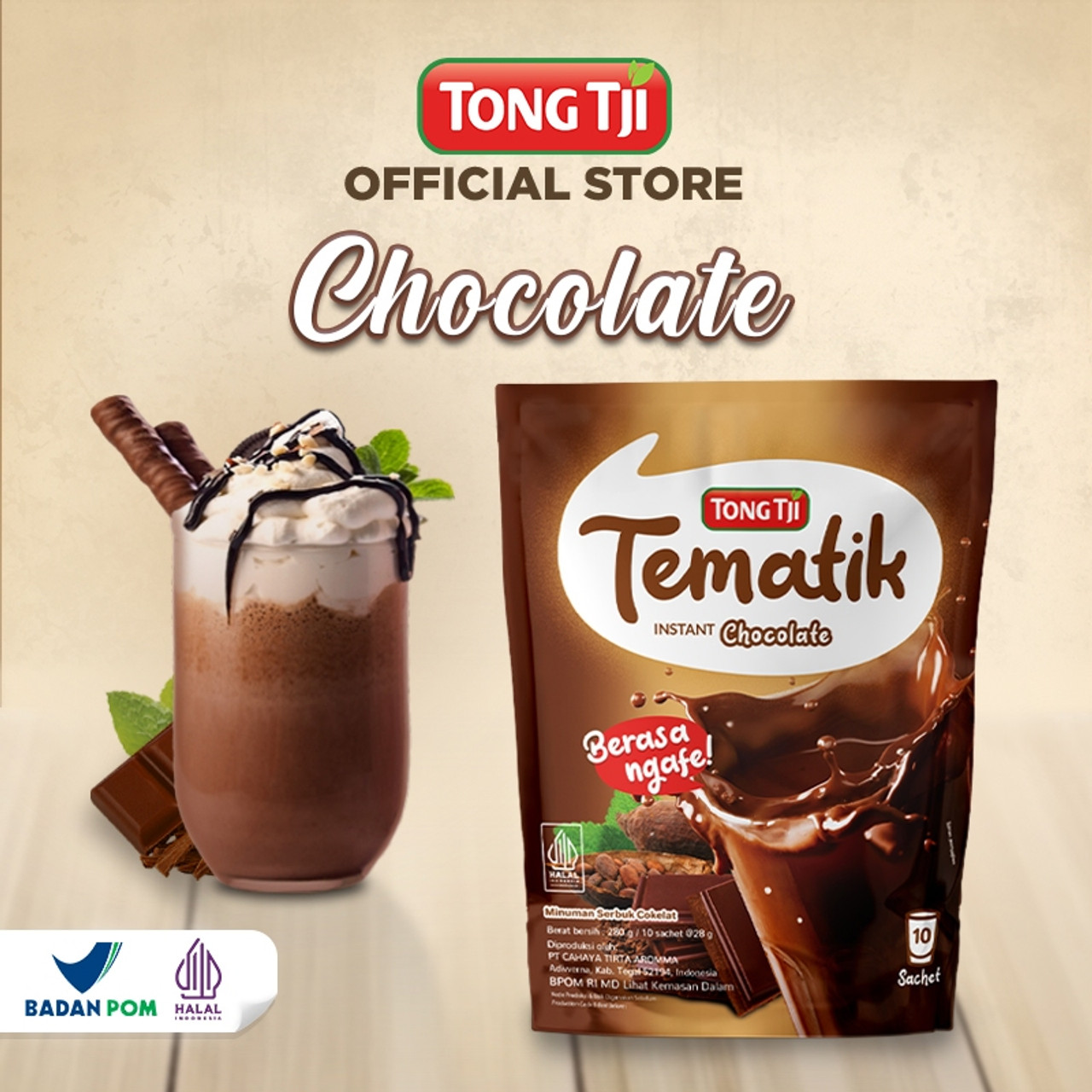 Tong Tji Tematik Instant Chocolate 10 sachet