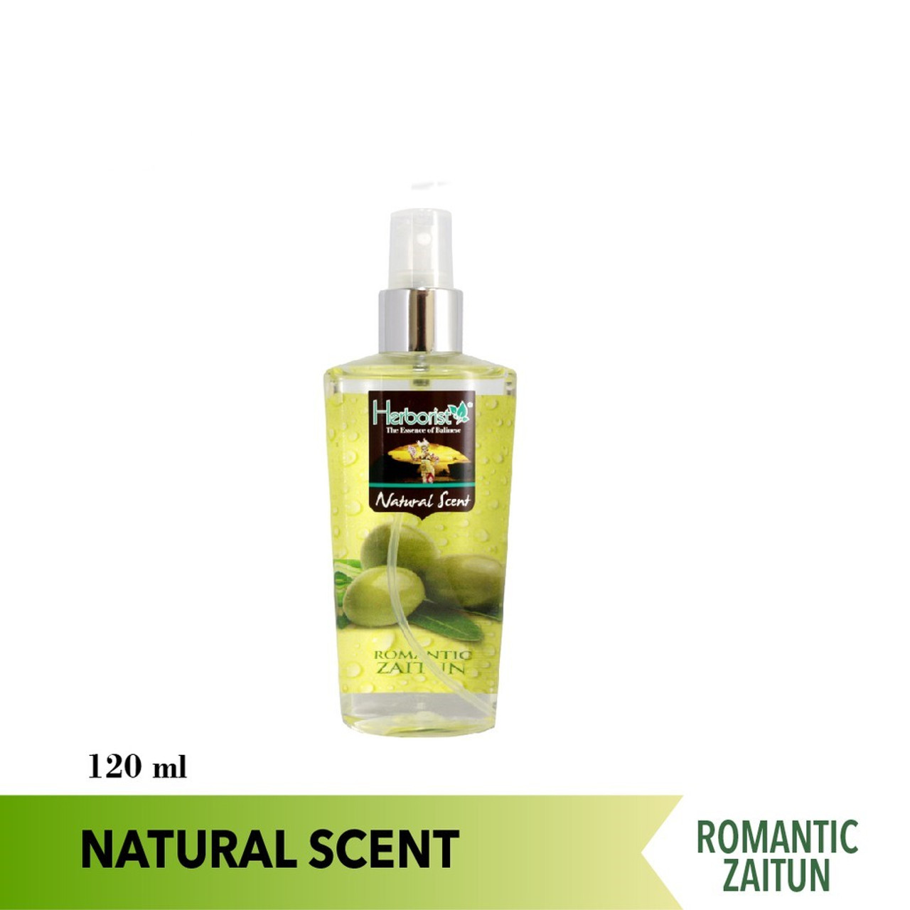 Herborist Natural Body Scent Perfume Romantic Olive 120ml