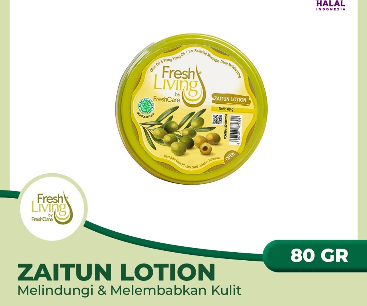 Fresh Living Olive Lotion 80 gr