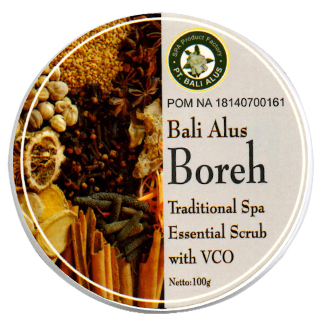 BALI ALUS Lulur Cream Scrub Boreh, 100gr