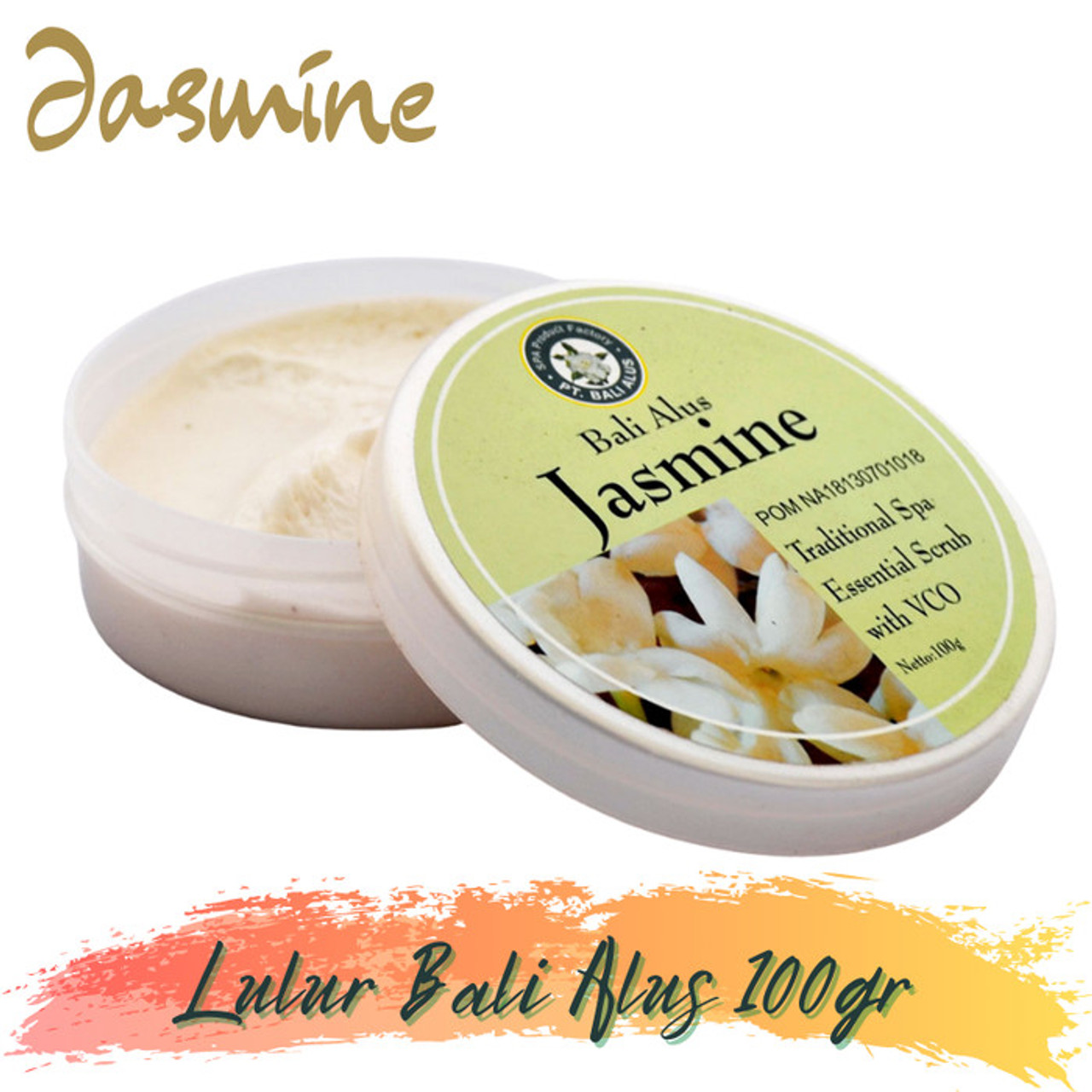 BALI ALUS Lulur Cream Scrub Jasmine, 100gr