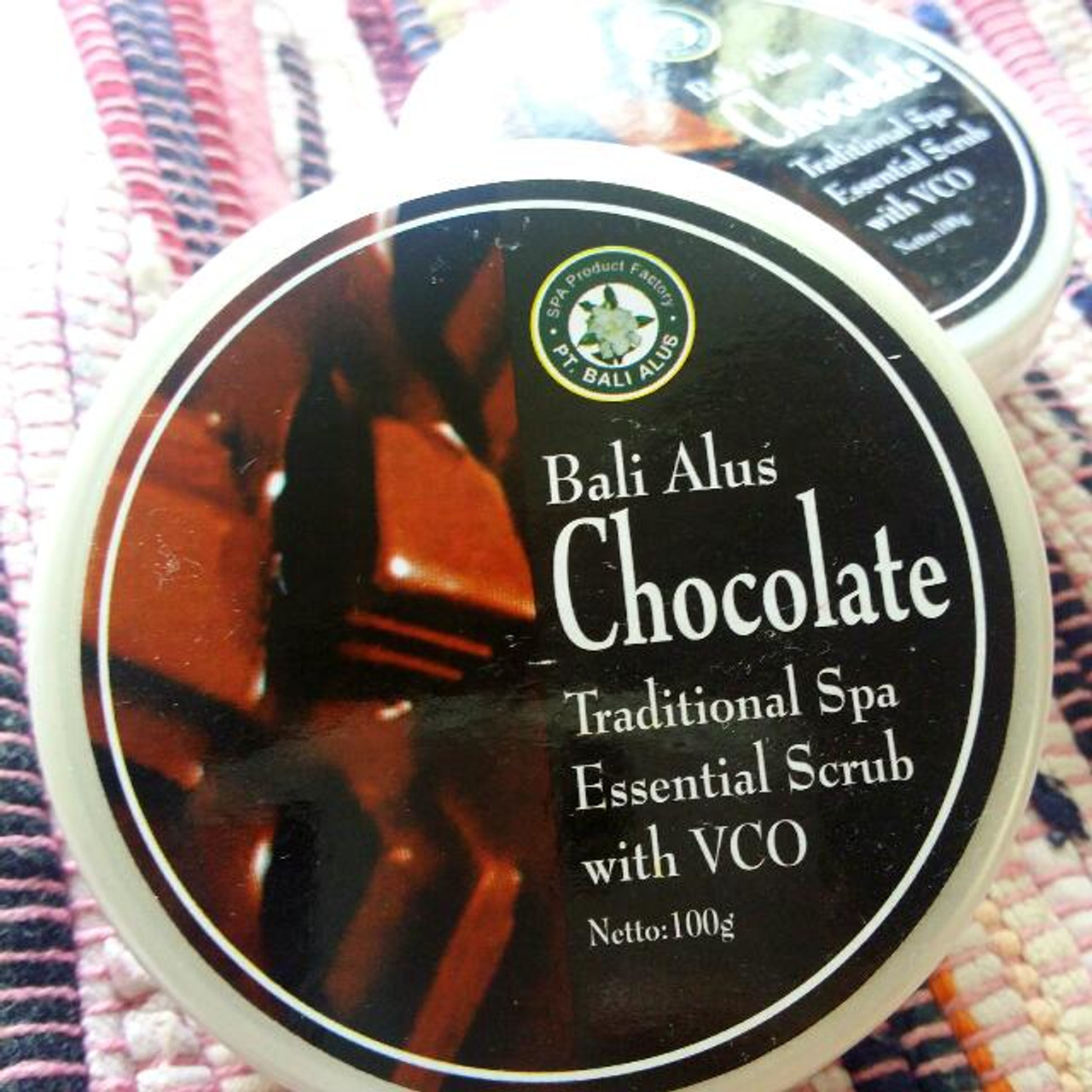 BALI ALUS Lulur Cream Scrub Chocolate, 100gr