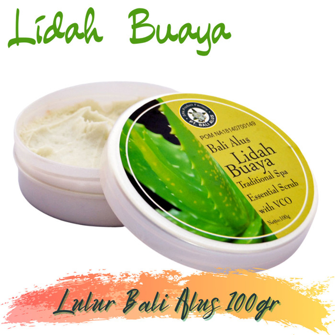 BALI ALUS Lulur Cream Scrub Lidah Buaya, 100gr