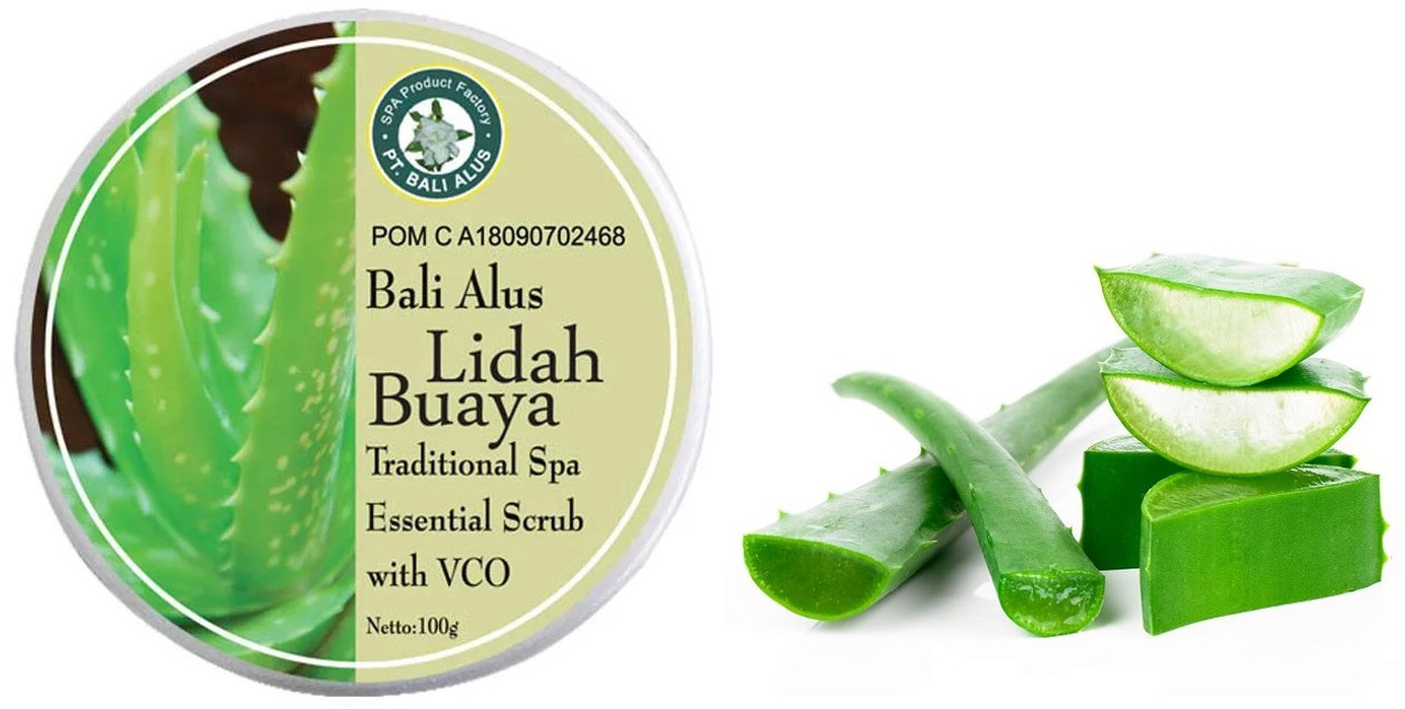 BALI ALUS Lulur Cream Scrub Lidah Buaya, 100gr