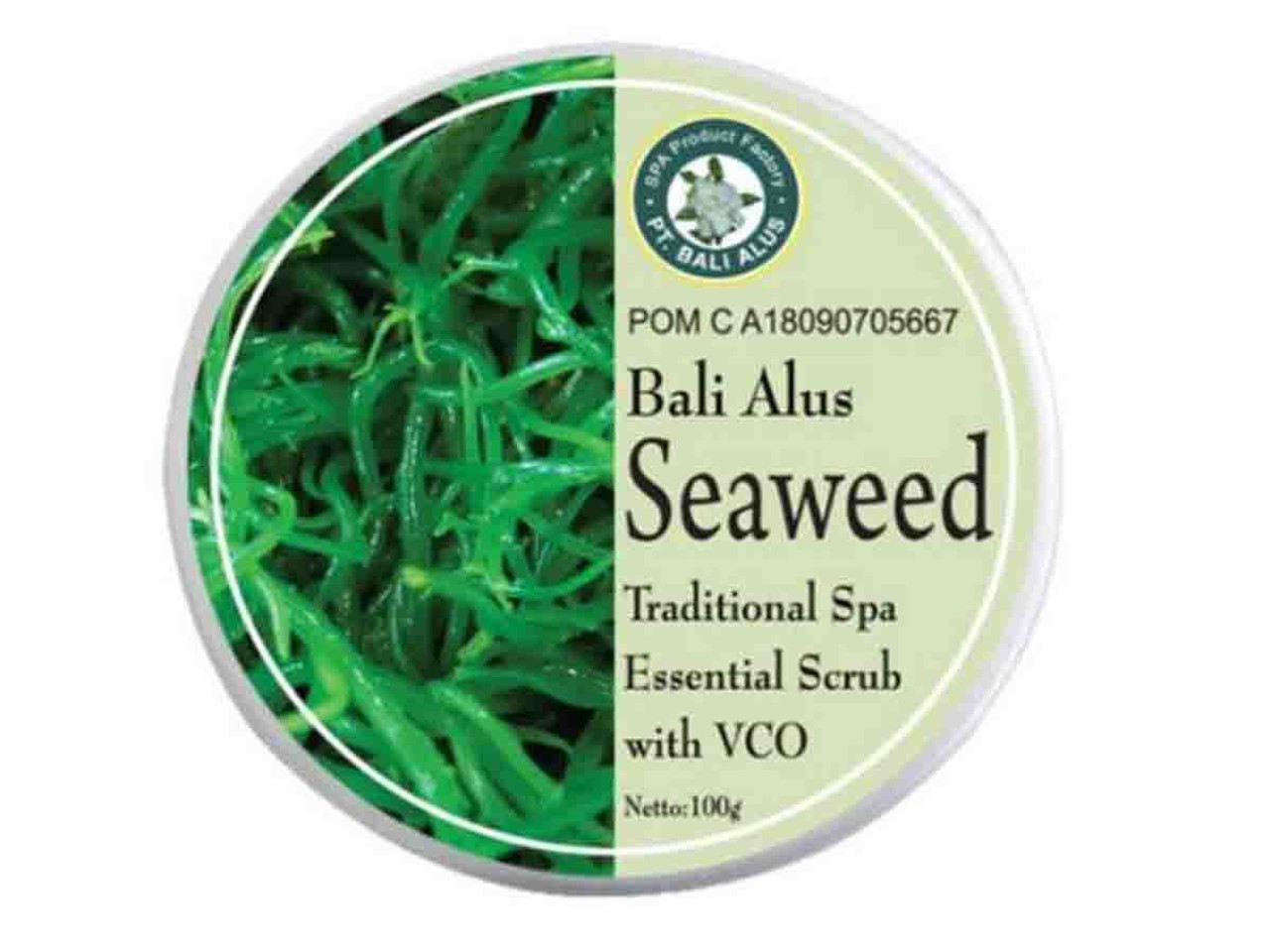 BALI ALUS Lulur Cream Scrub Seaweed, 100gr