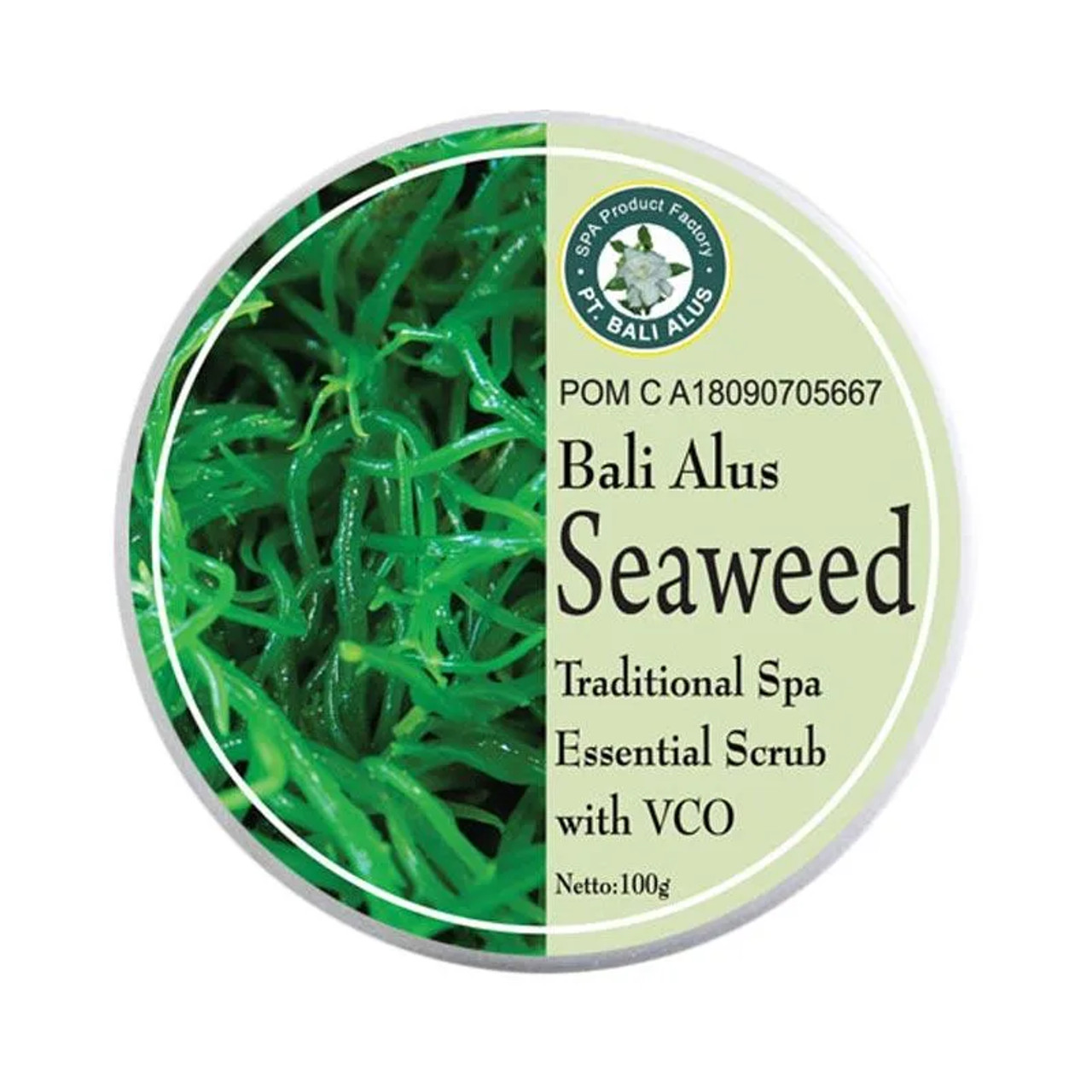 BALI ALUS Lulur Cream Scrub Seaweed, 100gr