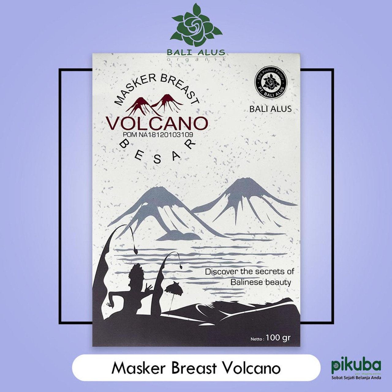 Bali Alus Breast Mask Masker Payudara Vulcano, 100gr