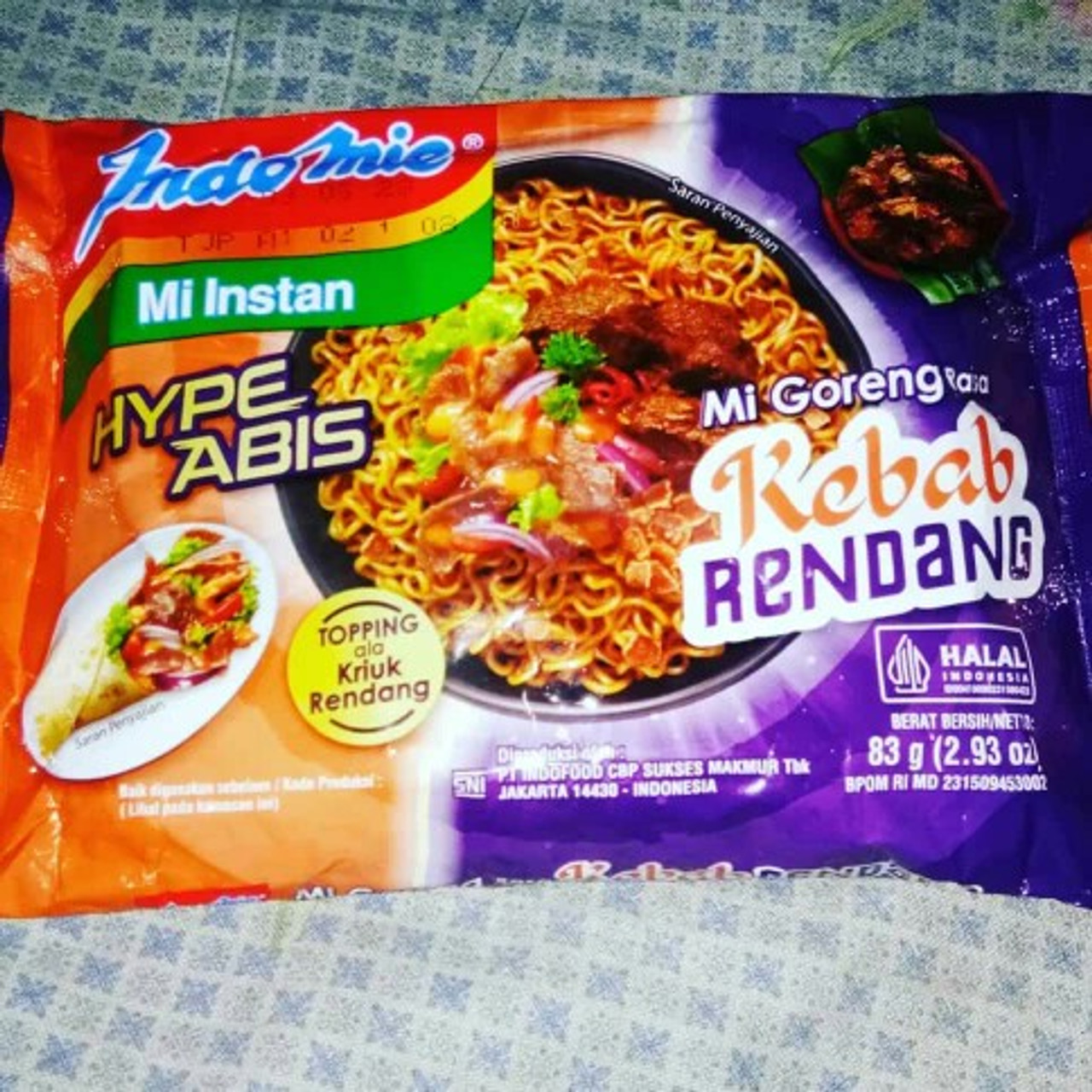 Indomie Mie Goreng Kebab Rendang 83G