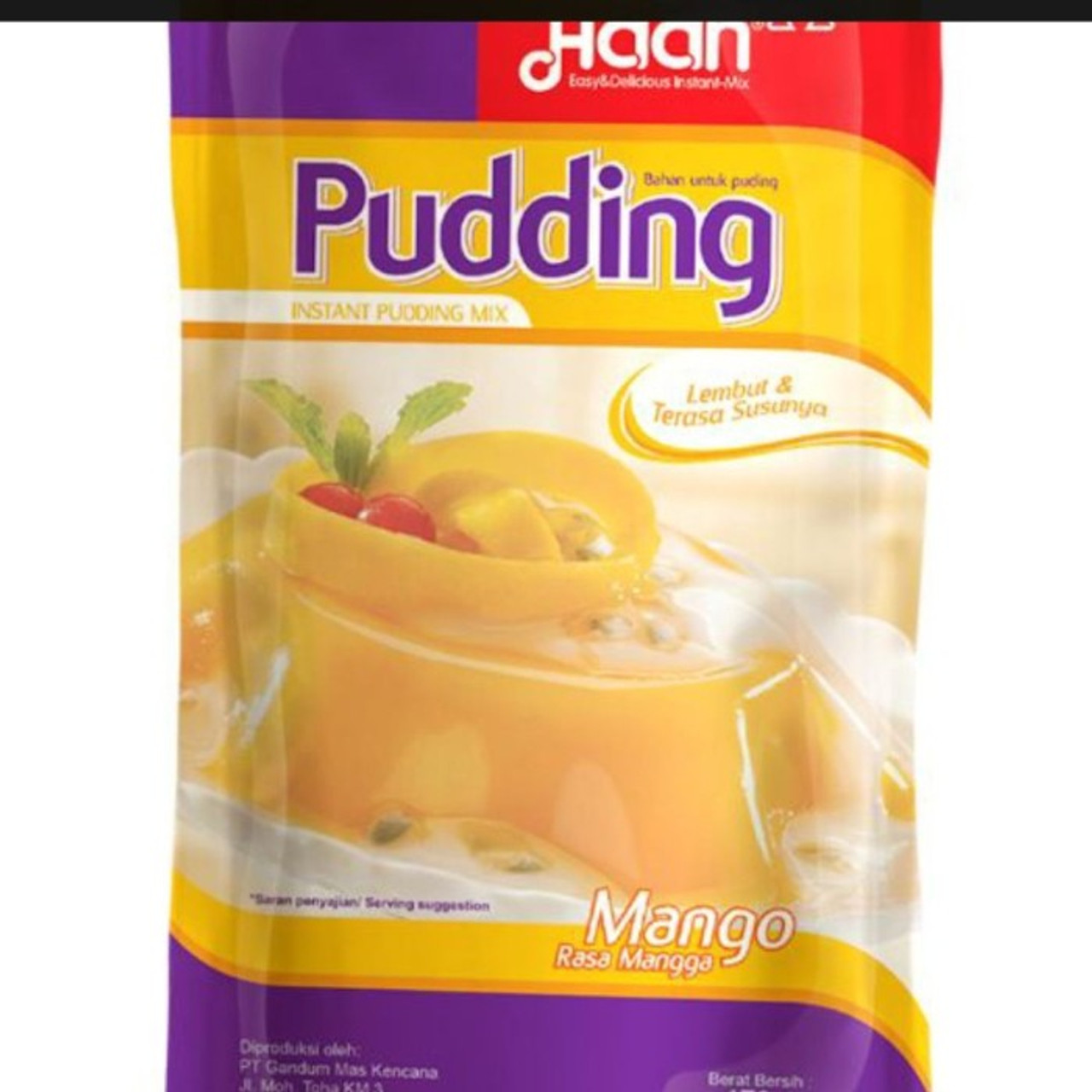 Haan Puding Mix Mango, 145gr