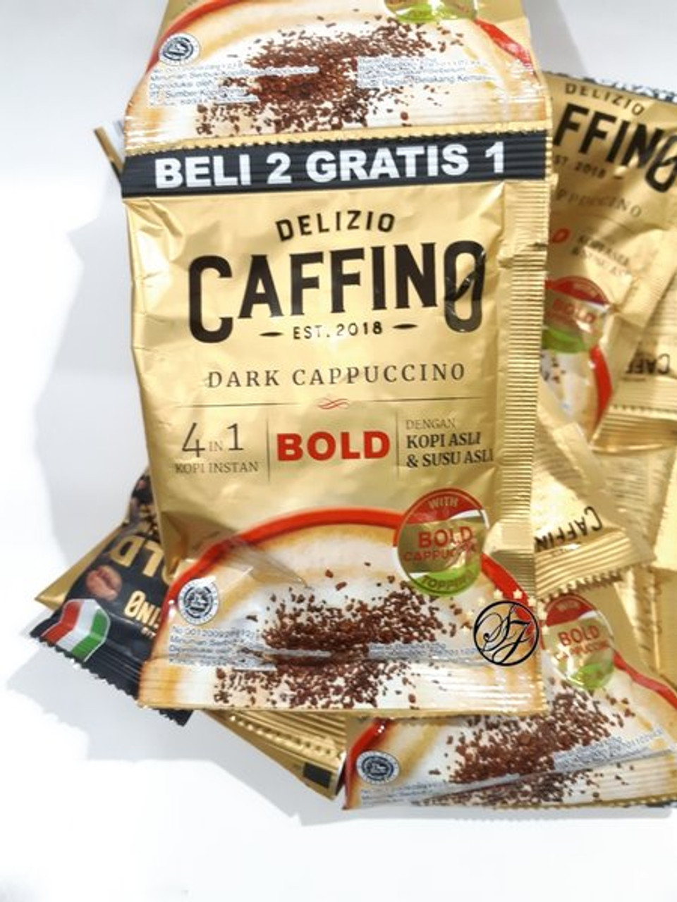 Caffino Dark Cappuccino Bold, 10 sachets
