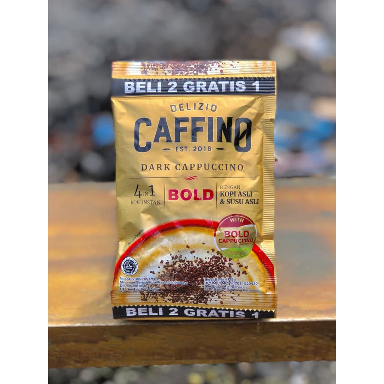 Caffino Dark Cappuccino Bold, 10 sachets