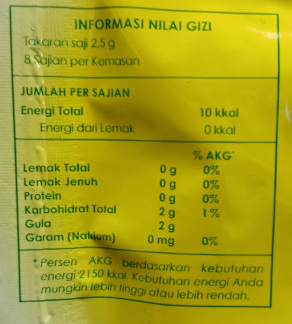 Hexos Candy Lemon Mint, 20gr (8 butir X2.5 gr)