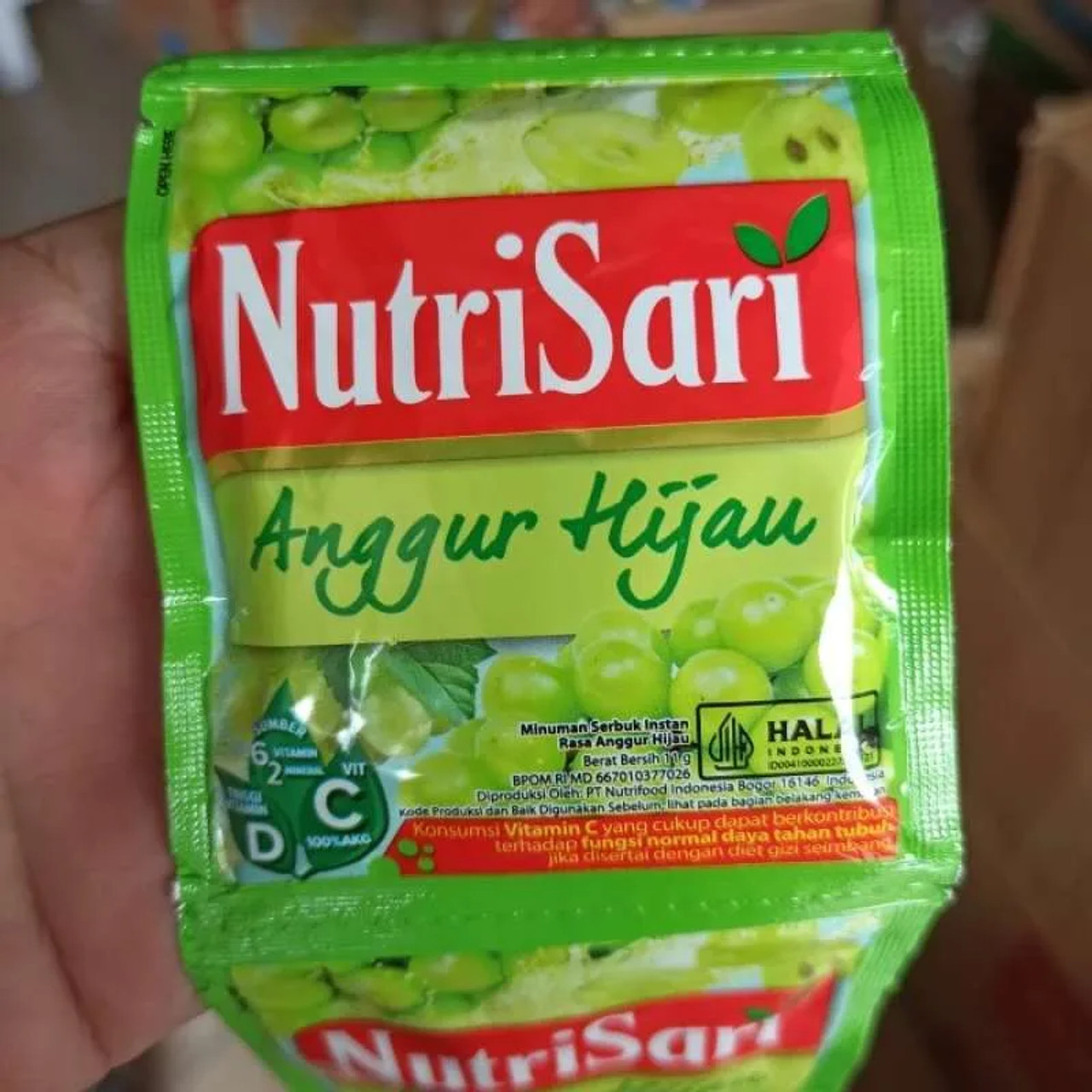 NutriSari Instant Drink Rasa Anggur Hijau (Green Grapes