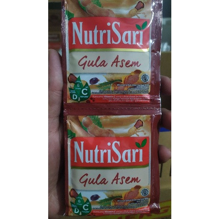 Liquid Rasa Asem NutriSari Instant Drink Rasa Gula Asem (Sugar Tamarind Flavour) @11gr ...