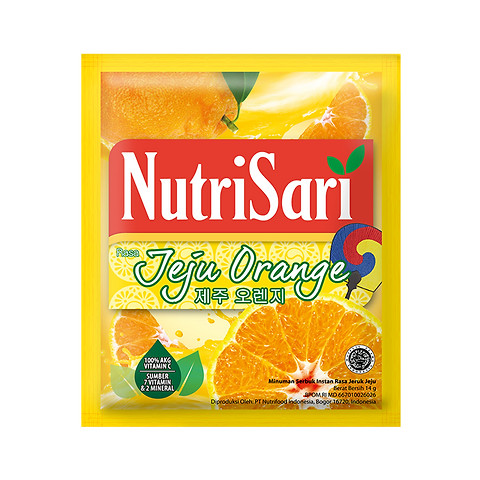 友子ー NUTRISARI 17セット NutriSari Instant Drink Rasa Jeju Orange (Jeju Orange Flavour