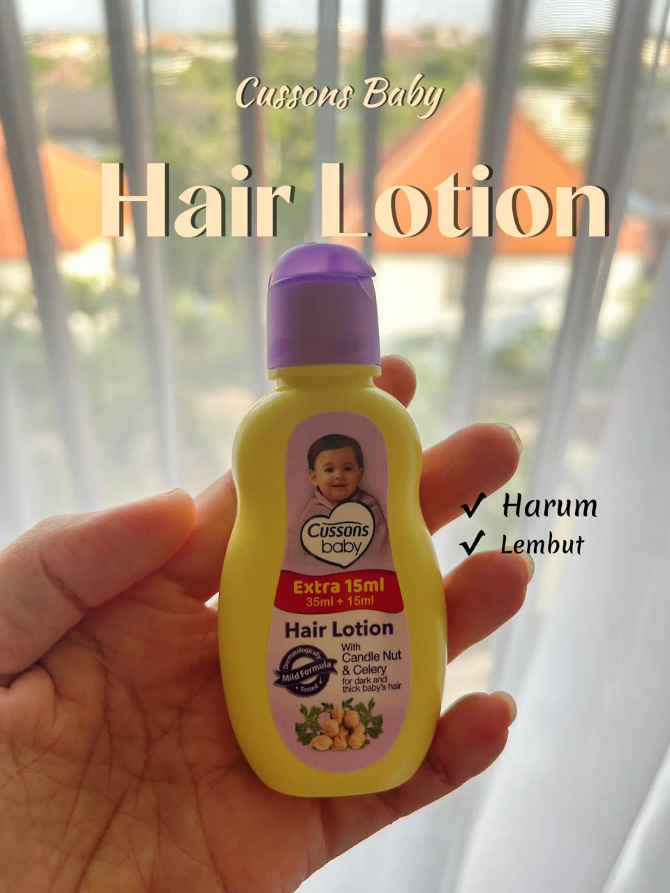 Cussons Baby Hair Lotion Candlenut 35 ml