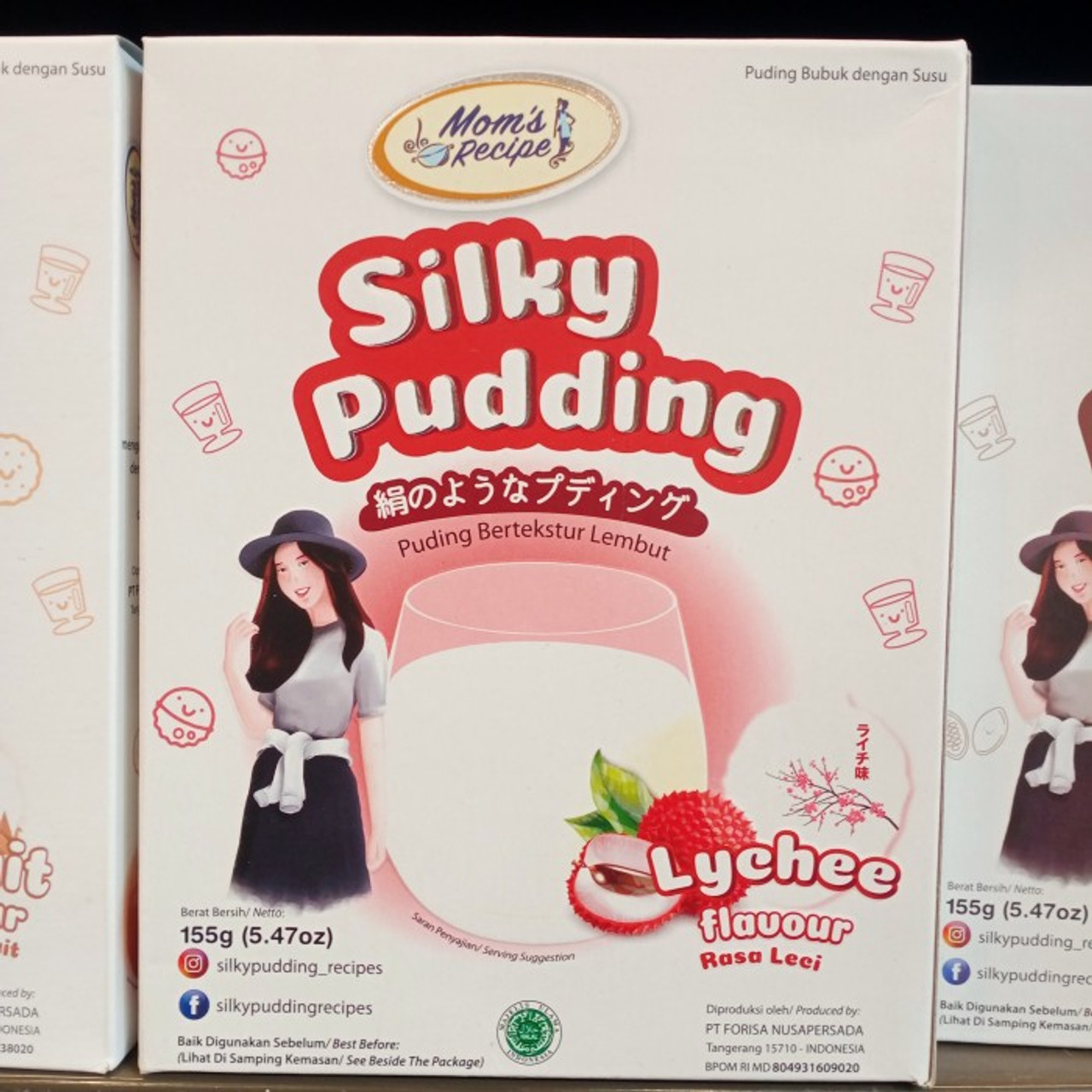 Mom's Recipe Silky Pudding Leci, 155gr