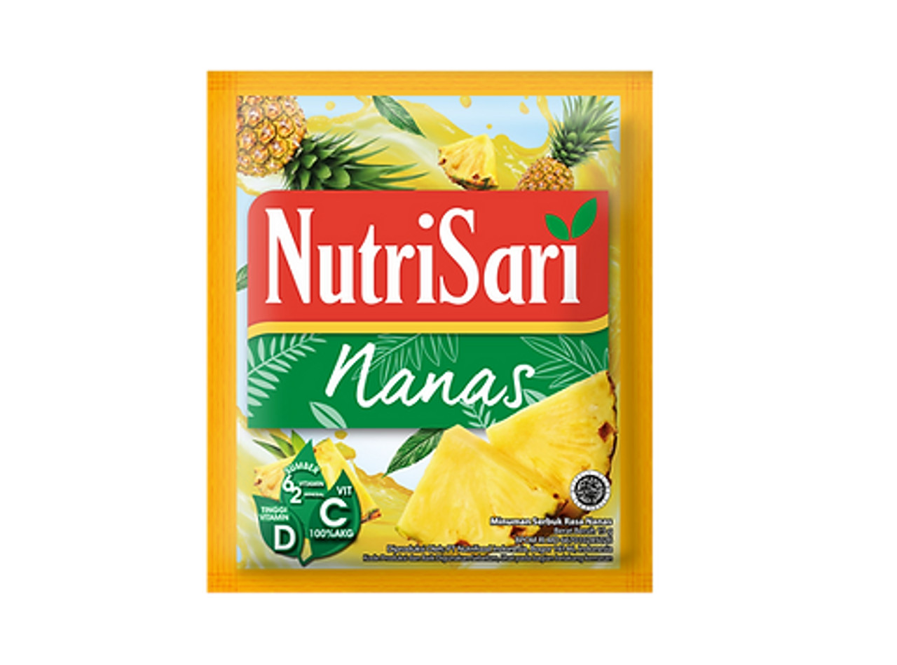 NutriSari Pineapple, 10 Sachets