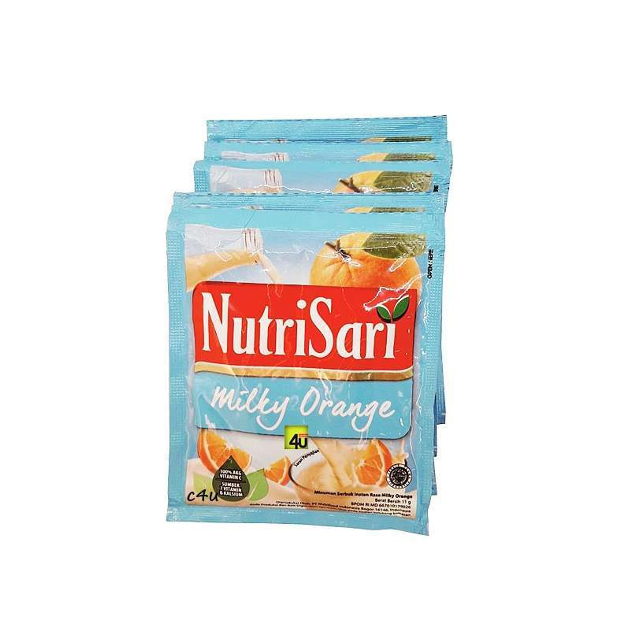 NutriSari Milky Orange, 10 Sachets