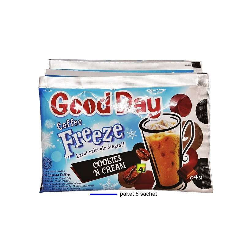 GOOD DAY Coffee Freeze Cookies n Cream 5's