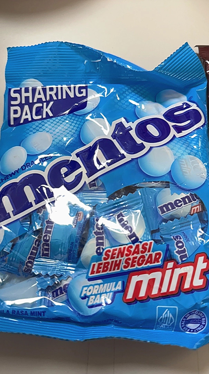 Mentos Chewy Dragees Mint Pack 121.5g