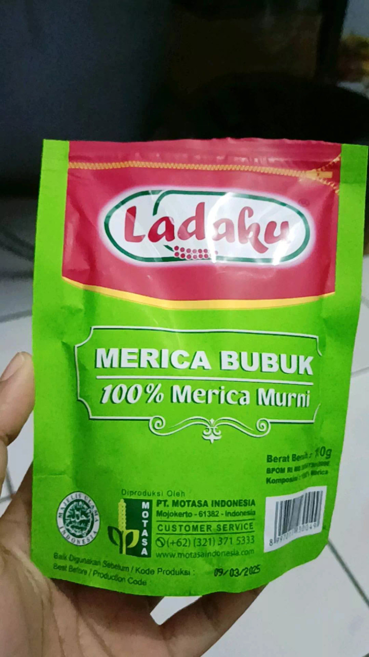 Ladaku Merica Bubuk - Pepper Powder, 100 gr