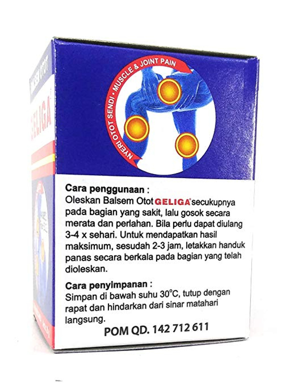 Geliga Balsem Otot Muscular Balm, 20 Gram