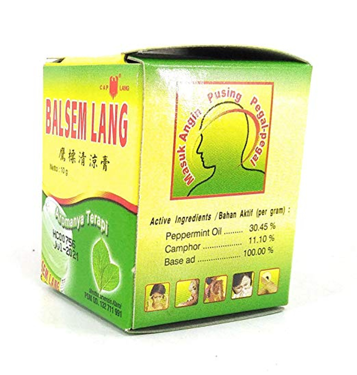 Eagle Brand Balm Balsem Lang, 10 Gram