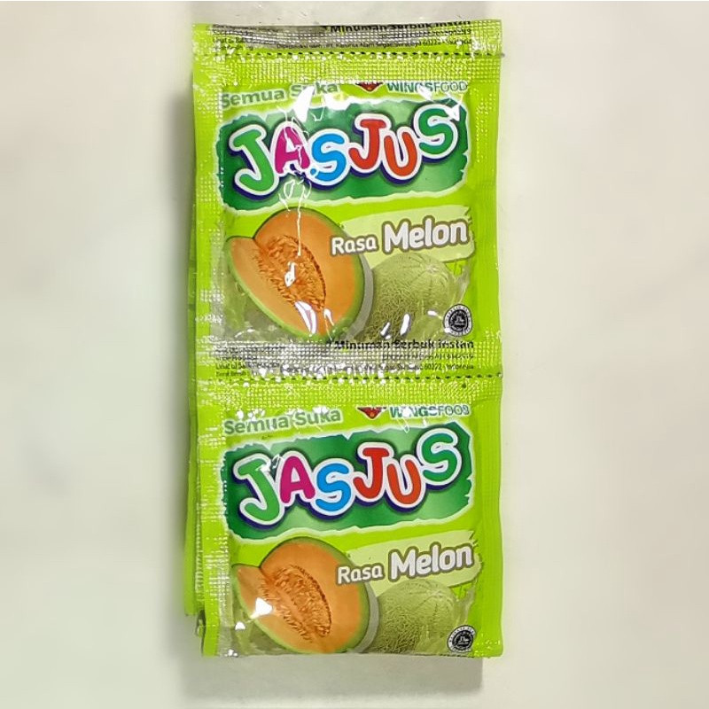 Snack Rasa Melon Jasjus Instant Drink Rasa Melon (Melon Flavor) @7gr (10 Sachet)