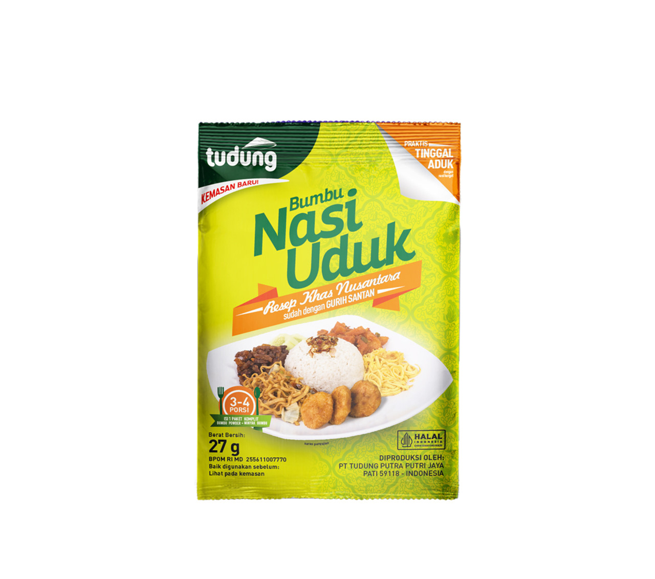 Tudung Bumbu Nasi Uduk Instant (Uduk Rice Seasoning), 27gr
