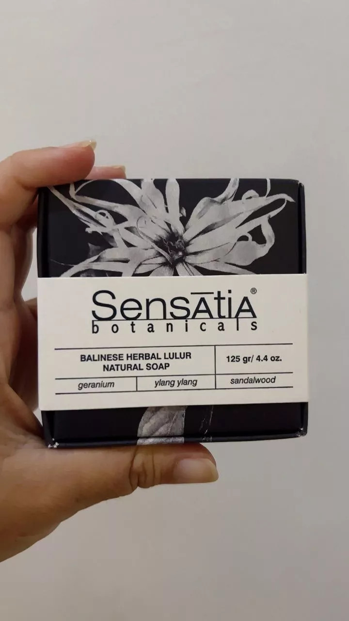 Sensatia Botanicals Balinese Herbal Lulur Natural Soap, 125gr