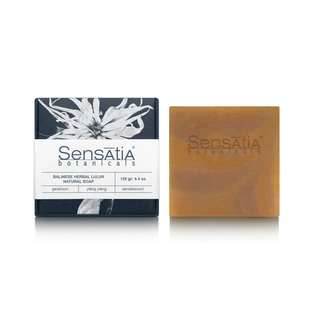 Sensatia Botanicals Balinese Herbal Lulur Natural Soap, 125gr