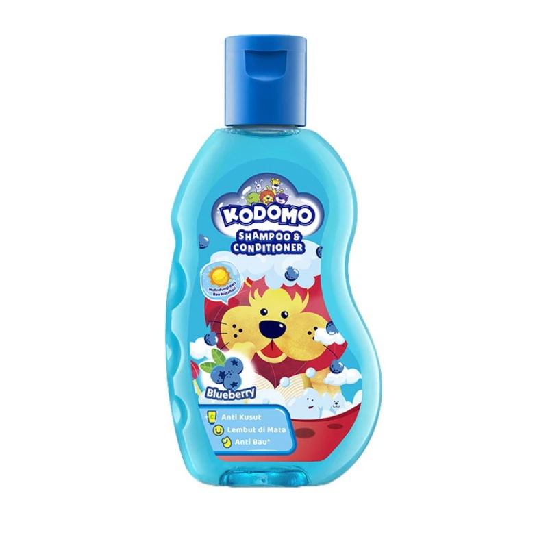 Kodomo Kids Shampoo & Conditioner Blueberry, 200ml