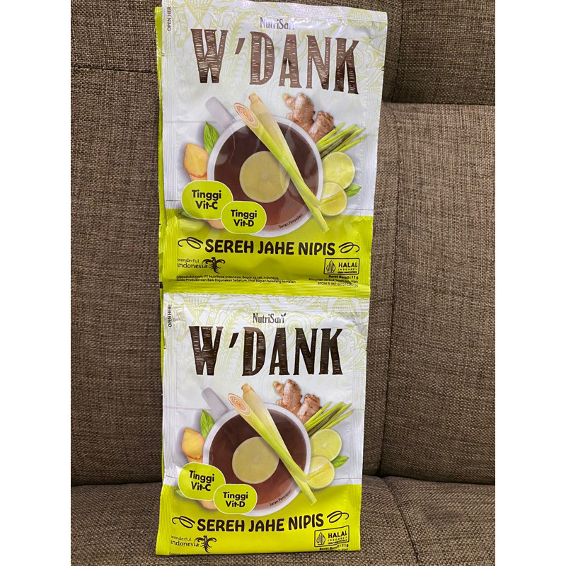 Nutrisari W'Dank Sereh Jahe Nipis 10 Sachet