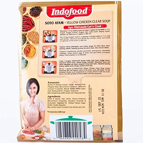 Indofood Bumbu Soto Ayam Clear Oriental Chicken Soup 1 6oz Ud Jawa Berkah Makmur